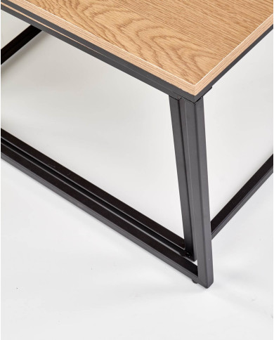 Ława Alaska Zestaw 2w1 Dąb złoty/czarna-7 Ława Alaska Zestaw 2w1 Dąb złoty/czarna-7