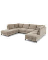 Narożnik Flavio U-form, symetryczny, funkcja spania, pojemniki, COMFORTEO