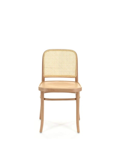 Krzesło A-811/2, twarde siedzisko, wyplatane oparcie, FAMEG