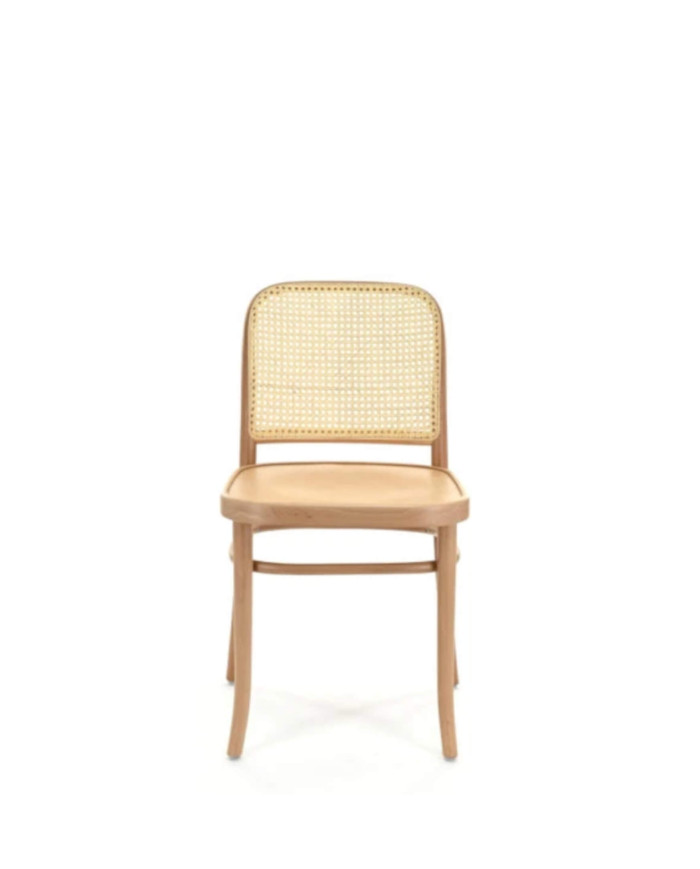 Krzesło A-811/2, twarde siedzisko, wyplatane oparcie, FAMEG