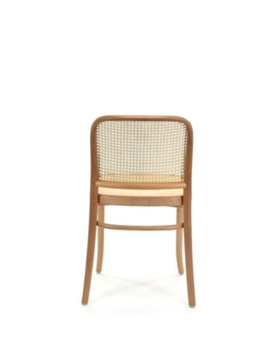 Krzesło A-811/2, twarde siedzisko, wyplatane oparcie, FAMEG