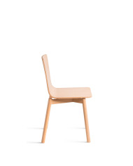 Krzesło A-2302 ATU, bukowe, twarde siedzisko i oparcie, FAMEG