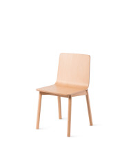 Krzesło A-2302 ATU, bukowe, twarde siedzisko i oparcie, FAMEG