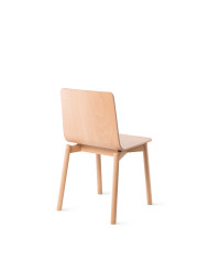 Krzesło A-2302 ATU, bukowe, twarde siedzisko i oparcie, FAMEG