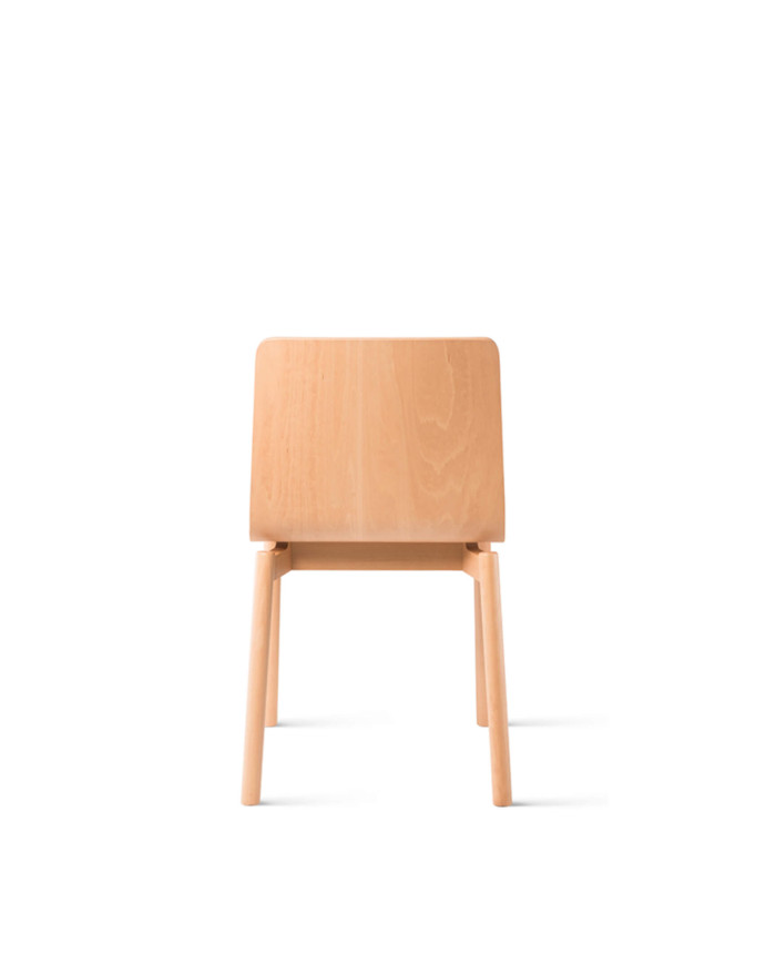 Krzesło A-2302 ATU, bukowe, twarde siedzisko i oparcie, FAMEG