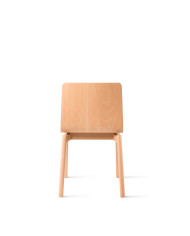 Krzesło A-2302 ATU, bukowe, twarde siedzisko i oparcie, FAMEG