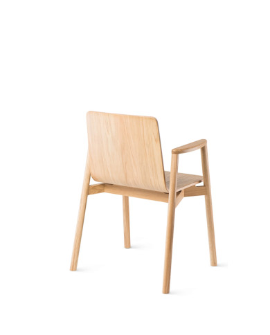 Krzesło z podłokietnikami B-2302 ATU, bukowe, twarde siedzisko i oparcie, FAMEG