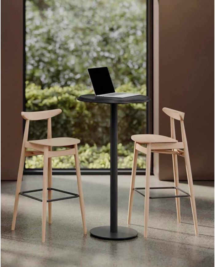 Hoker Finn BST-1609/1, bukowy, twarde siedzisko, FAMEG