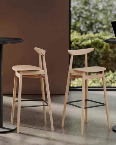 Hoker Finn BST-1609/1, bukowy, twarde siedzisko, FAMEG