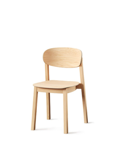 Krzesło A-2324 LINIA, bukowe, twarde siedzisko i oparcie, FAMEG