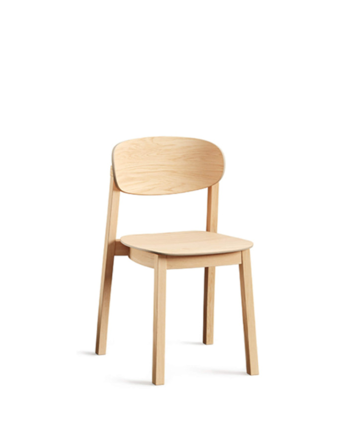 Krzesło A-2324 LINIA, bukowe, twarde siedzisko i oparcie, FAMEG