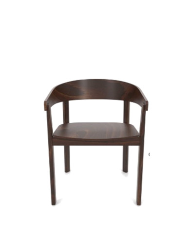 Krzesło z podłokietnikami B-2320 NORD, bukowe, twarde siedzisko i oparcie, FAMEG