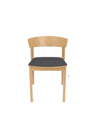 Krzesło A-2320/1 NORD, bukowe, tapicerowane siedzisko, FAMEG