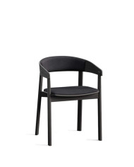 Krzesło z podłokietnikami B-2320/1 NORD, bukowe, tapicerowane siedzisko, FAMEG