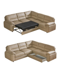 Narożnik modułowy Baltica 2, typ 3/FB+E+2/PB, funkcja spania, pojemnik, DOLMAR