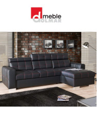 Narożnik Irys 2, funkcja spania, pojemnik, regulowane zagłówki, DOLMAR