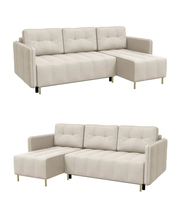 Narożnik Dello, funkcja spania, pojemnik, DOLMAR