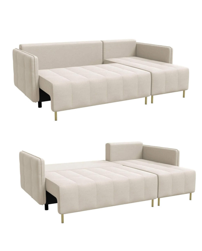 Narożnik Dello, funkcja spania, pojemnik, DOLMAR