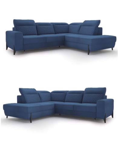 Narożnik Fresh 2, funkcja spania, pojemnik, regulowane zagłówki, DOLMAR