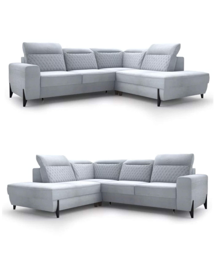 Narożnik Fresh 1, funkcja spania, pojemnik, regulowane zagłówki, DOLMAR