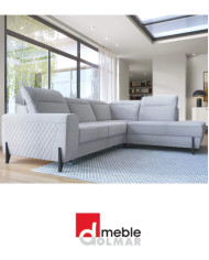 Narożnik Fresh 1, funkcja spania, pojemnik, regulowane zagłówki, DOLMAR