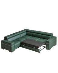 Narożnik Parys 3, funkcja spania, pojemnik, regulowane zagłówki, DOLMAR