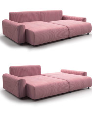 Narożnik Rima OT/B+2/FB, funkcja spania, pojemnik, DOLMAR