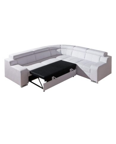 Narożnik modułowy Oskar 1, funkcja spania, pojemnik, regulowane zagłówki, DOLMAR