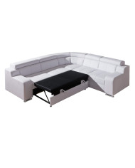 Narożnik modułowy Oskar 1, funkcja spania, pojemnik, regulowane zagłówki, DOLMAR