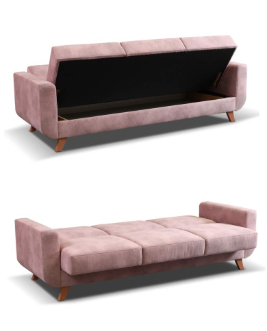 Wersalka Aramis 3 osobowa, pojemnik, funkcja spania, DOLMAR