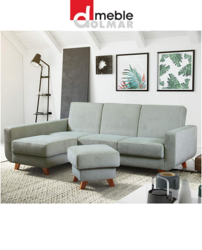 Narożnik Aramis, funkcja spania, pojemnik, DOLMAR