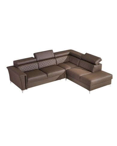 Narożnik Garry 1, funkcja spania, pojemnik, regulowane zagłówki, DOLMAR