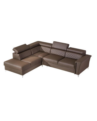 Narożnik Garry 1, funkcja spania, pojemnik, regulowane zagłówki, DOLMAR