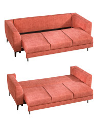 Kanapa Imperia, funkcja spania, pojemnik, DOLMAR