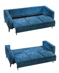 Kanapa Imperia, funkcja spania, pojemnik, DOLMAR