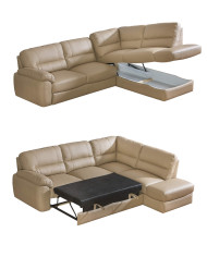 Narożnik modułowy Baltica 3, typ 3/FB+OT/P duża, funkcja spania, duży pojemnik, DOLMAR