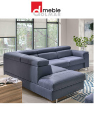 Narożnik Boston 1, funkcja spania, pojemnik, regulowane zagłówki, DOLMAR