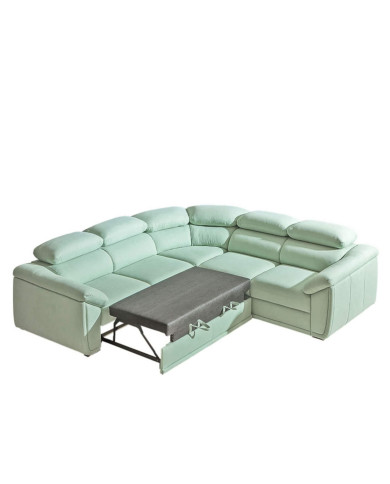 Narożnik Cadiz 3, funkcja spania, pojemnik, regulowane zagłówki, DOLMAR