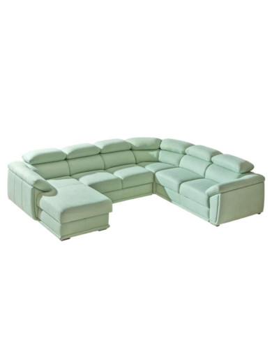 Narożnik Cadiz 2, funkcja spania, pojemnik, regulowane zagłówki, DOLMAR