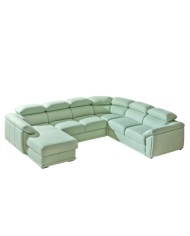 Narożnik Cadiz 2, funkcja spania, pojemnik, regulowane zagłówki, DOLMAR