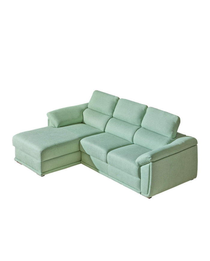 Narożnik Cadiz 1, funkcja spania, pojemnik, regulowane zagłówki, DOLMAR