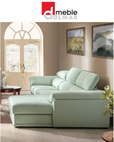 Narożnik Cadiz 1, funkcja spania, pojemnik, regulowane zagłówki, DOLMAR