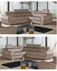 Narożnik Vento 2, 3/FB+E+2/PB, funkcja spania, pojemnik, regulowane zagłówki, DOLMAR