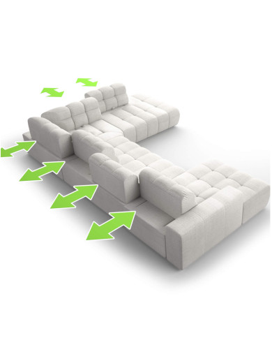 Narożnik Bello 2, przesuwane oparcia, DOLMAR