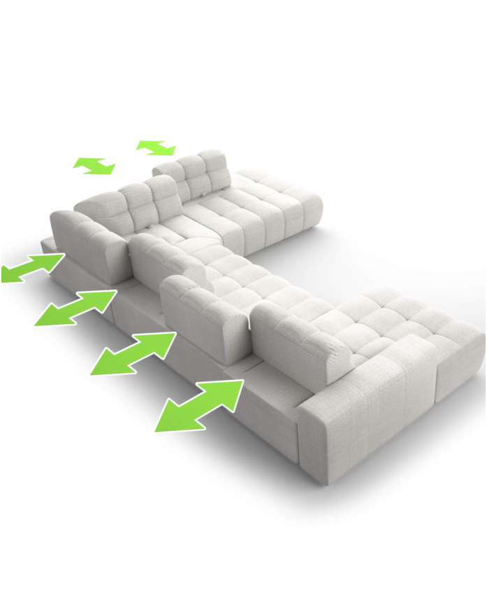 Narożnik Bello 2, przesuwane oparcia, DOLMAR