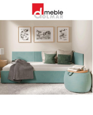 Tapczan Lena V2, funkcja spania, pojemnik, stelaż z podnośnikami, panele naścienne, DOLMAR