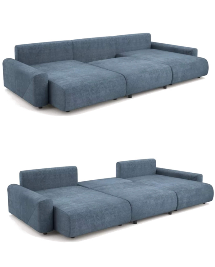 Narożnik Rima 2, funkcja spania, pojemnik, DOLMAR