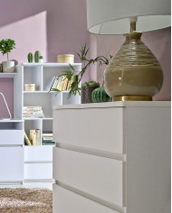 Komoda Arca AR5 z szufladami, biel arktyczna, DOLMAR