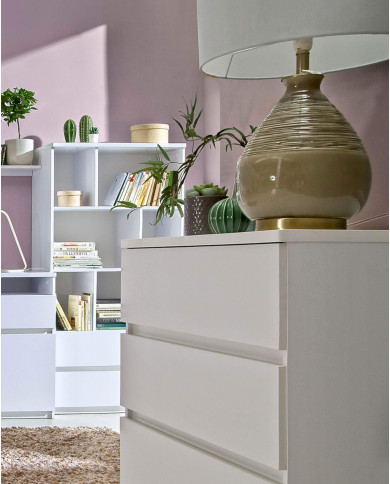 Półka wisząca Arca AR8, biel arktyczna, DOLMAR