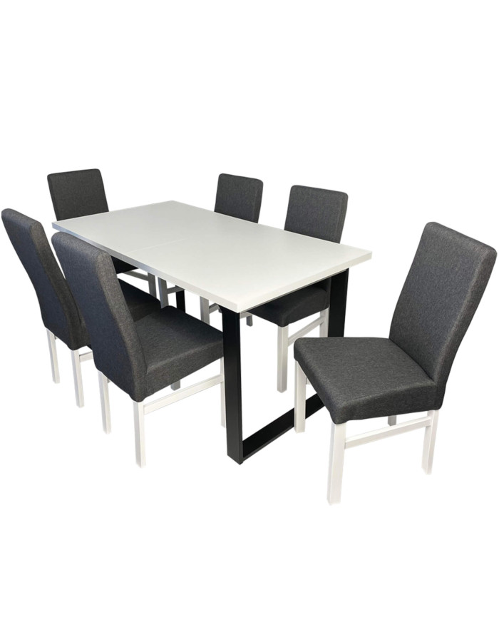 Krzesło Luna, drewniane, tapicerowane siedzisko i oparcie, Femix